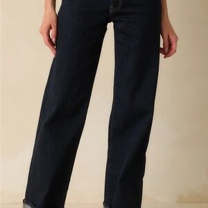 Just Black Dark Blue Ankle Jeans